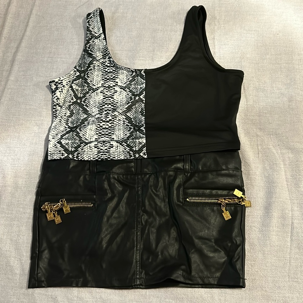 Top and skirt set